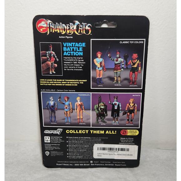 ThunderCats Mumm-Ra 4" Action Figure Super 7 ReAction 2020 New Sealed - Picture 3 of 6